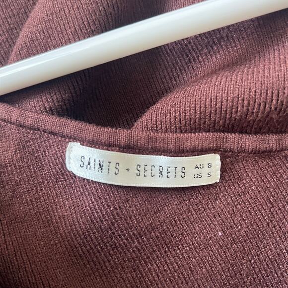 Saints + Secrets Jade Mini Dress Size Small - Picture 3 of 5